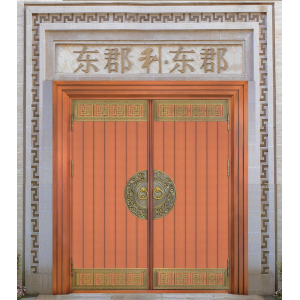 豪華雙開銅門