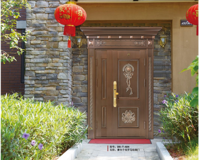豪華子母銅門(mén)